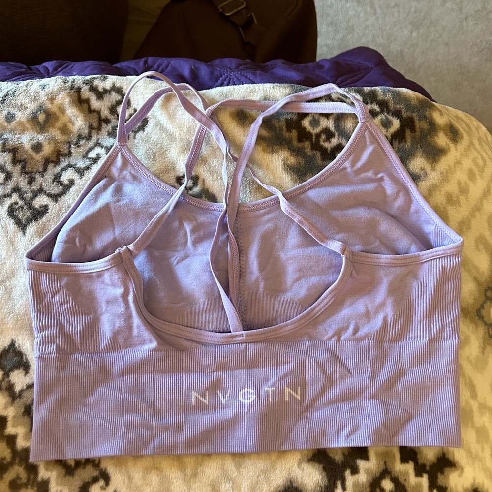 NVGTN strappy bra lavender